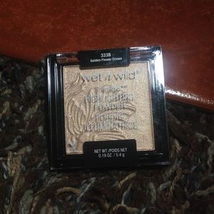 Nip golden flower crown wet n wild highlighter